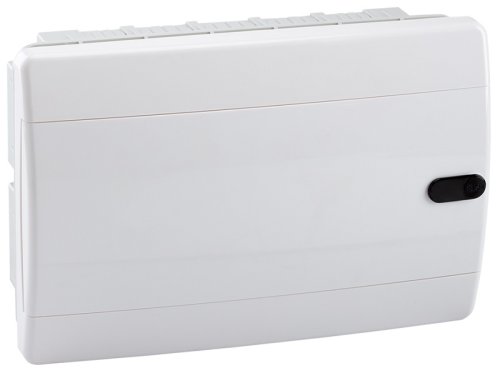 Бокс пластиковый Кэаз OptiBox ЩРВ-П-12 P-CVN-1-12-IP41 (195х290х102мм) IP40 белая дверца картинка 